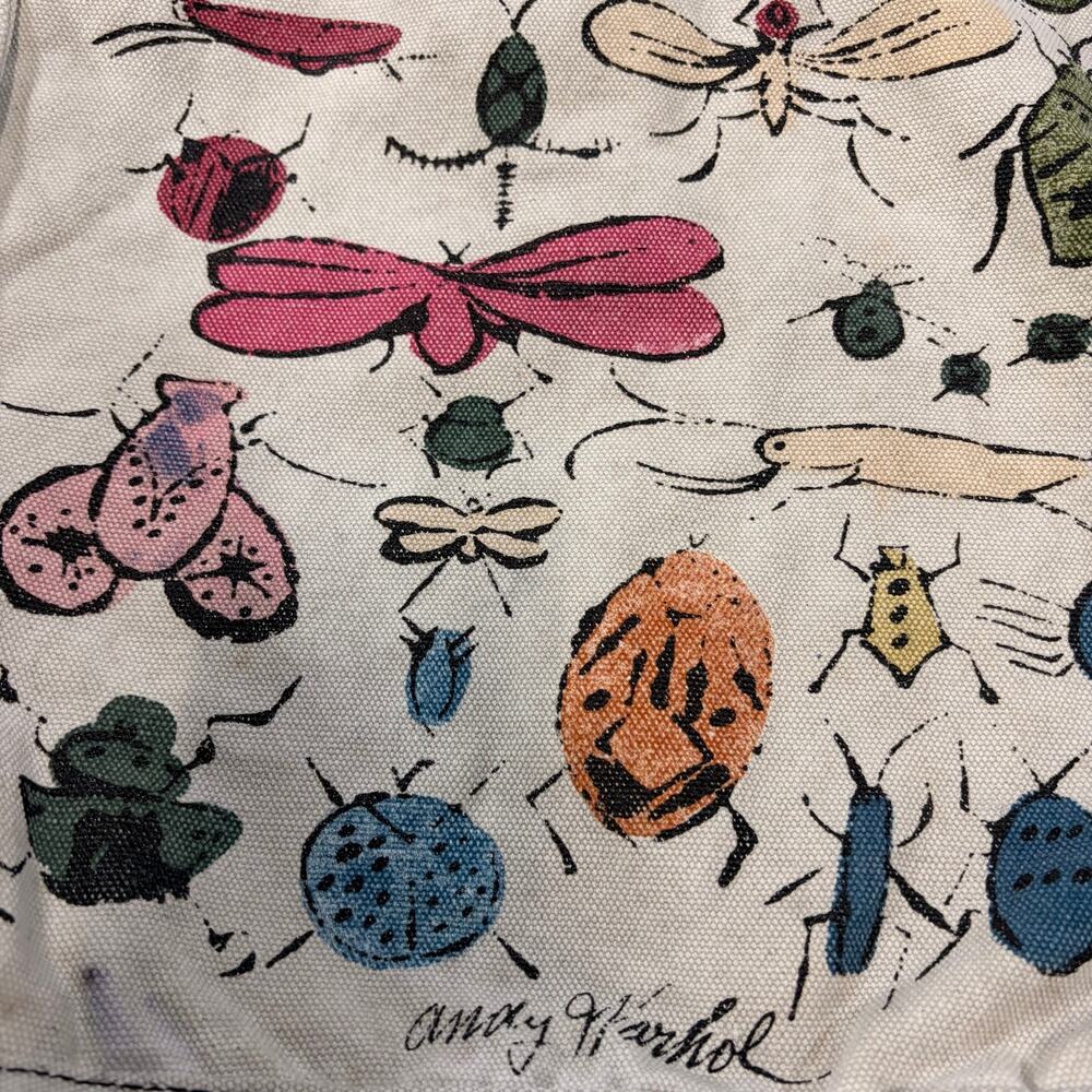 Andy Warhol Insect Canvas Tote - Picture 2 of 10